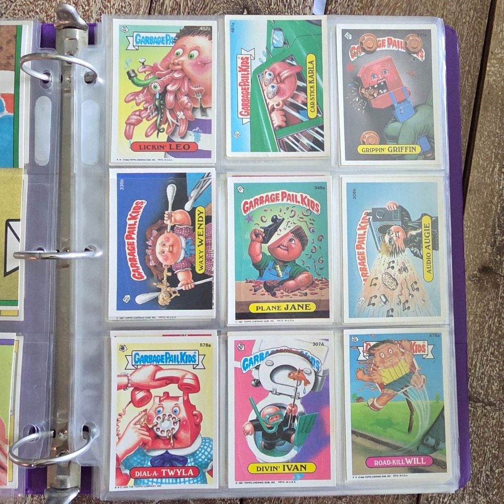 Vintage Garbage Pail Kids 9 Card Lot Topps GPK 80s Trading Cards Original Series